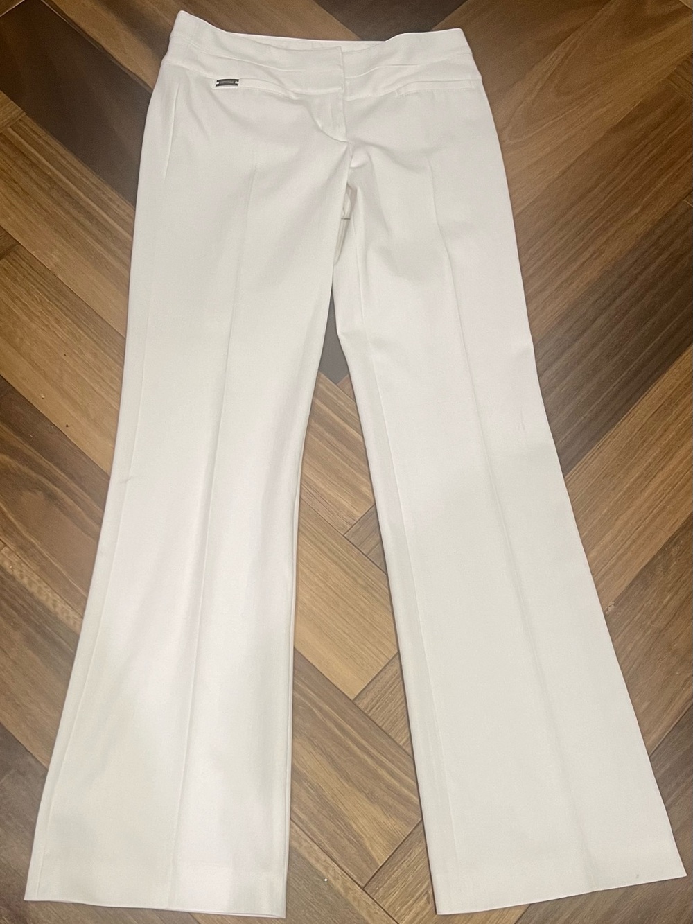 Express Editor Dress Pants Womens 00R White Work Office